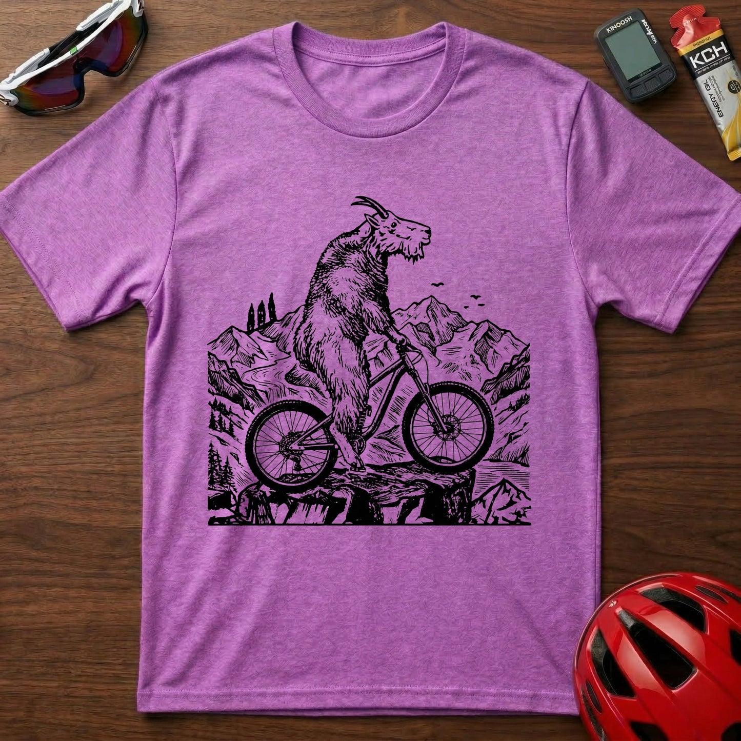 Mountain Goat MTB Cycling  T-Shirt