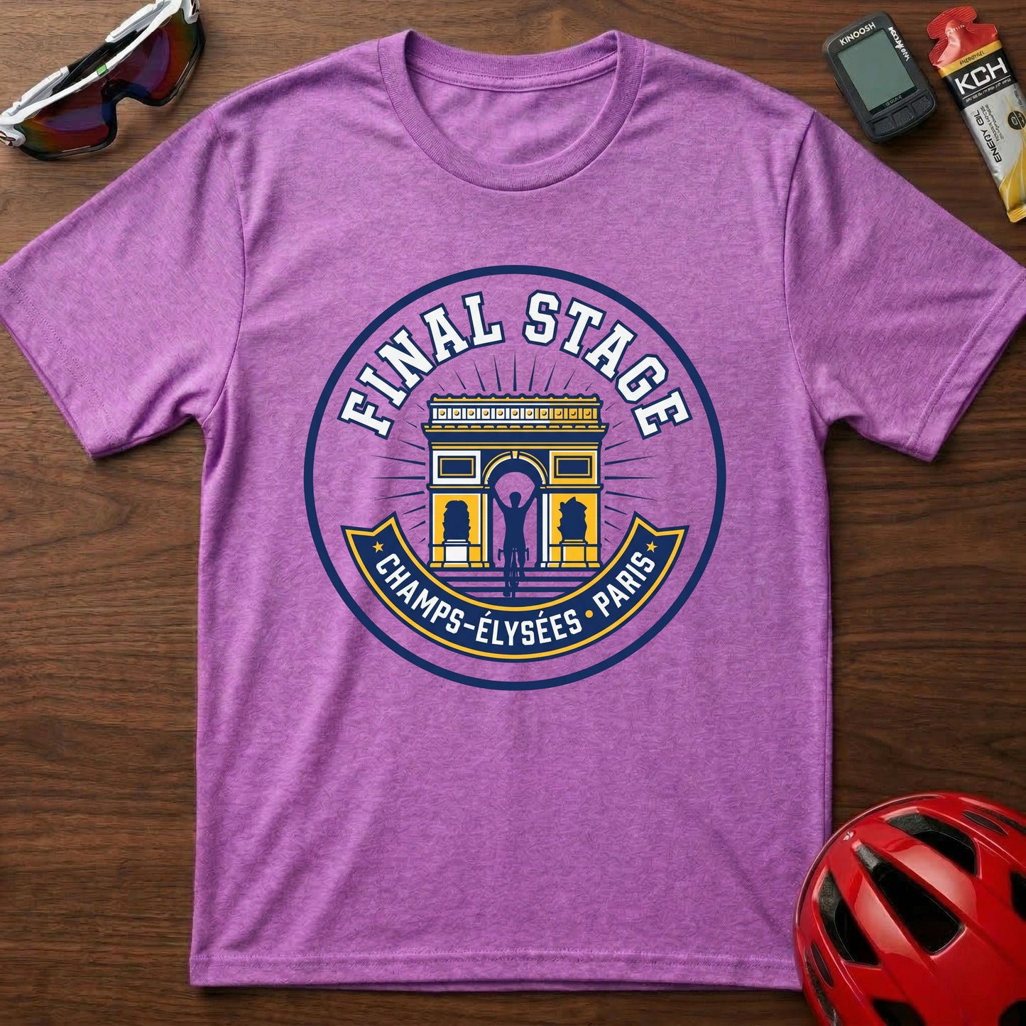 Final Stage Champs-Élysées Tour de France Cycling T-Shirt