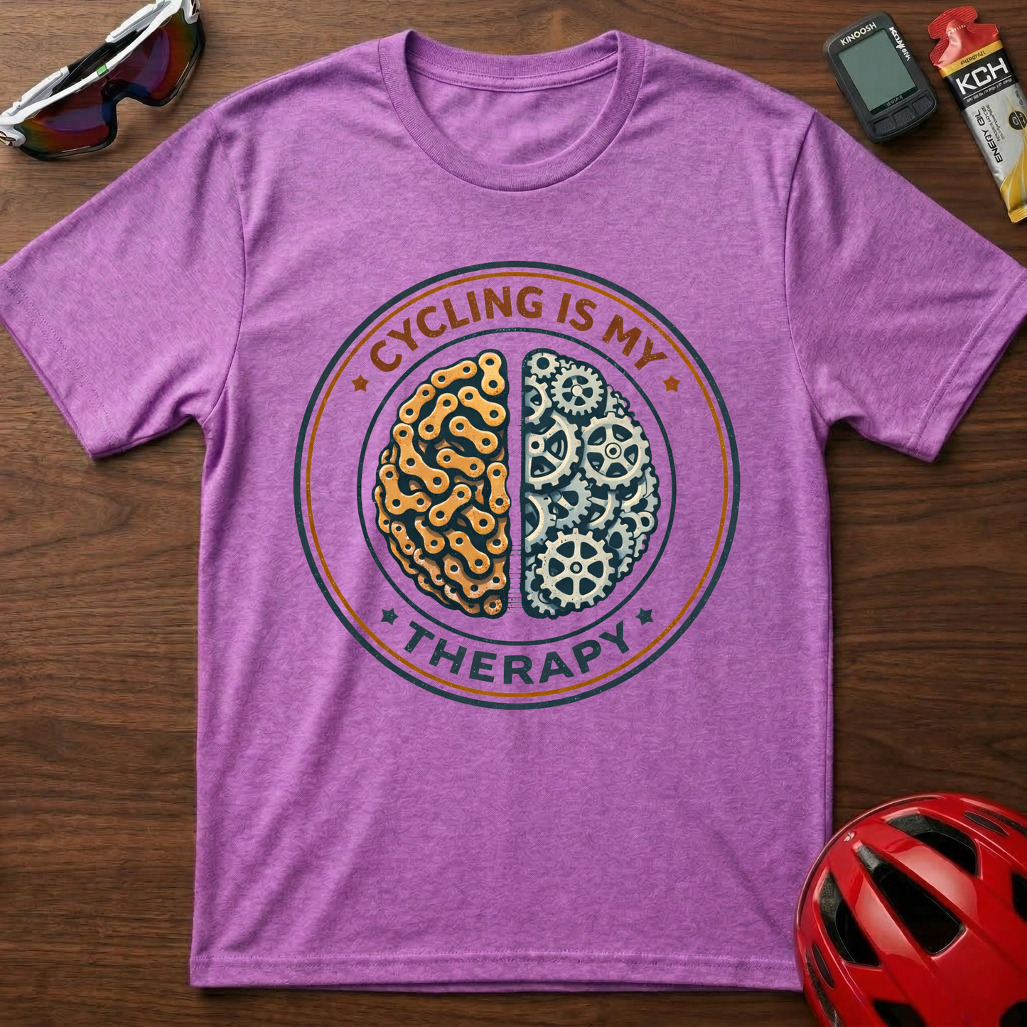 Cycling Is My Therapy T-Shirt