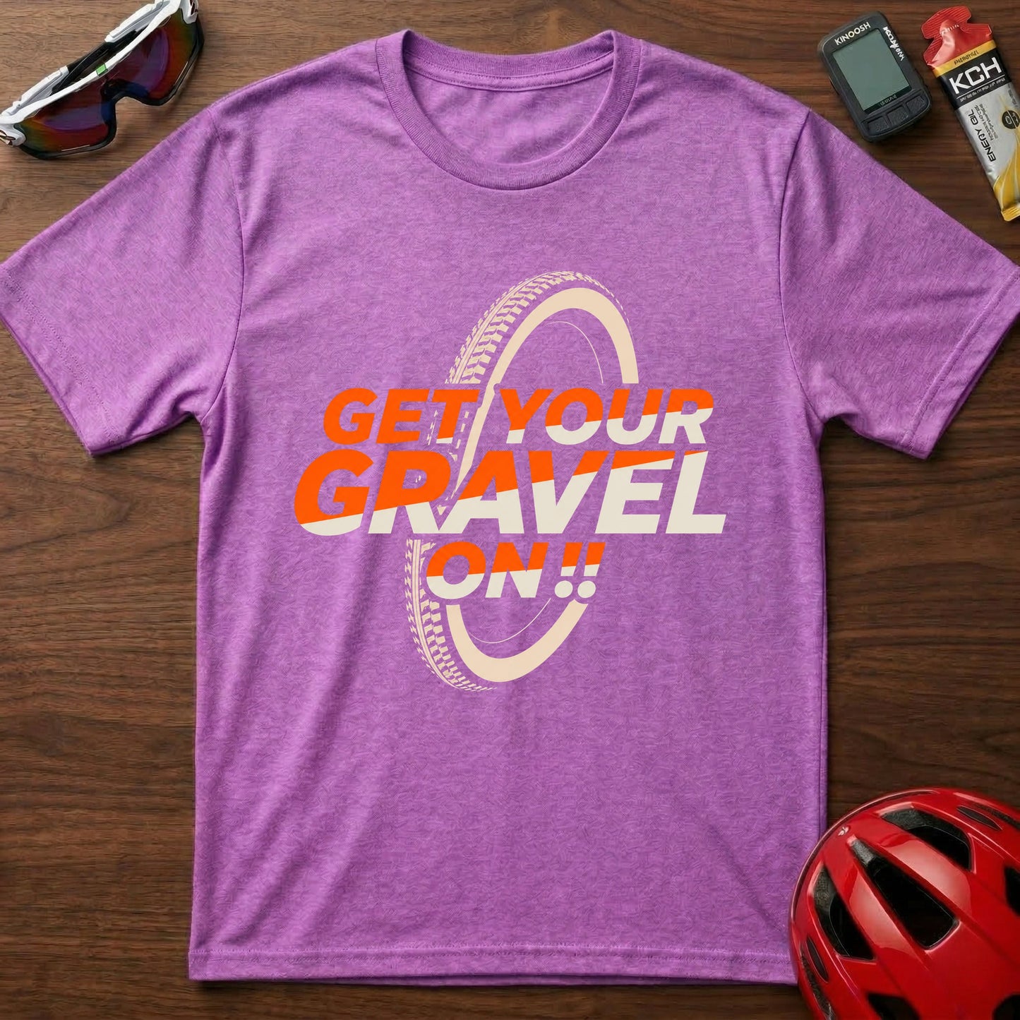 Get Your Gravel On! Gravel Bike T‑Shirt — Cycling Off‑Road Adventure Tee