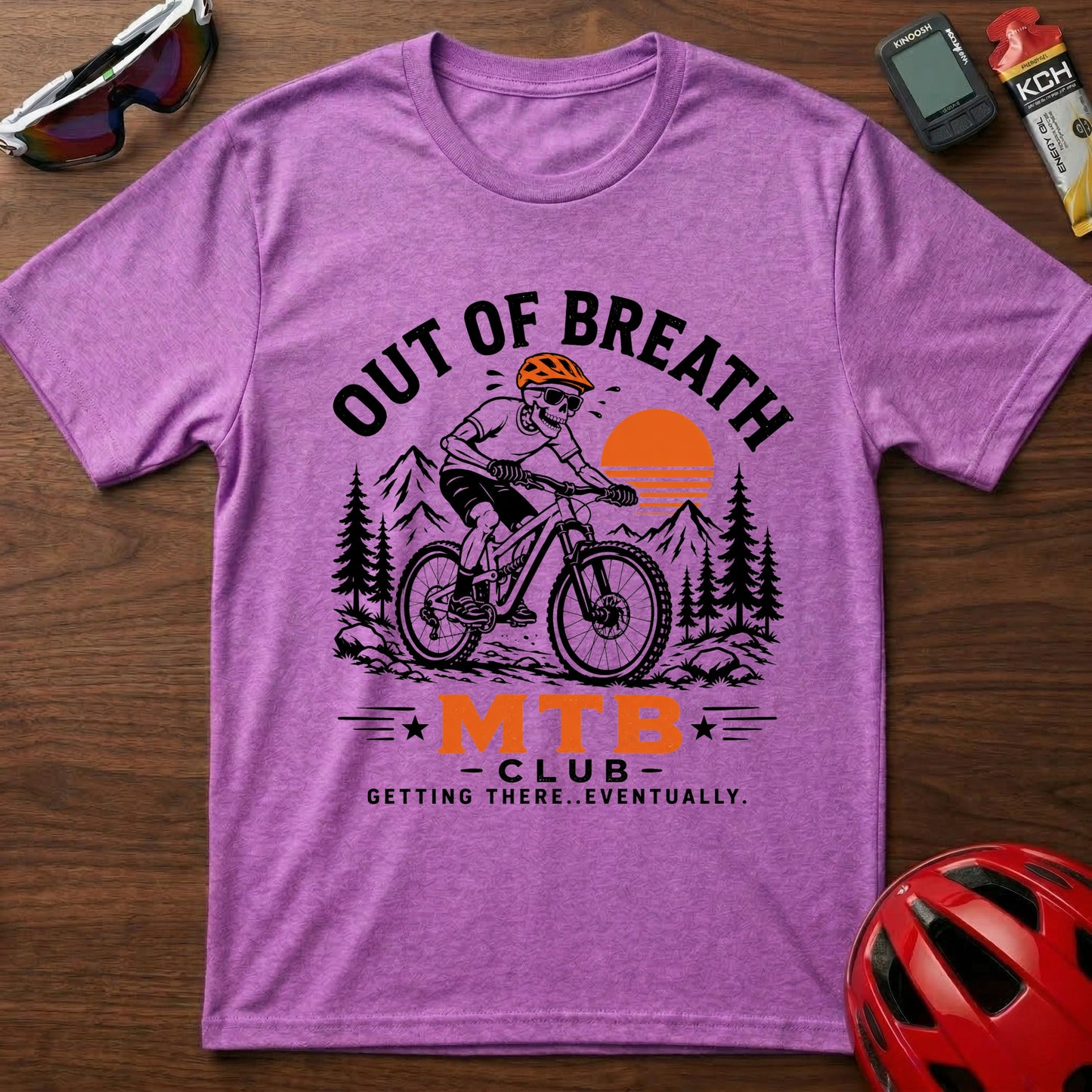 Out of Breath MTB Club T-Shirt — Mountain Biking Tee