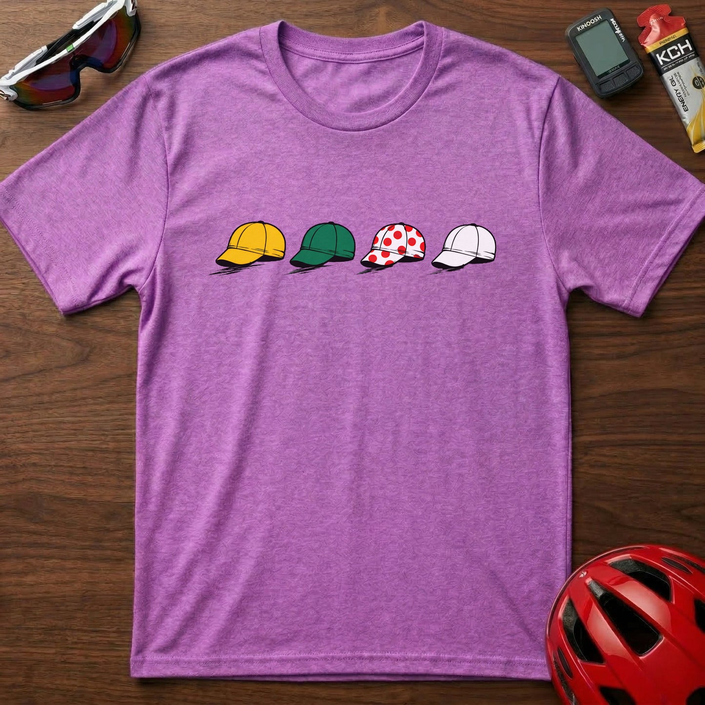 Tour de France Cycling Caps T-Shirt