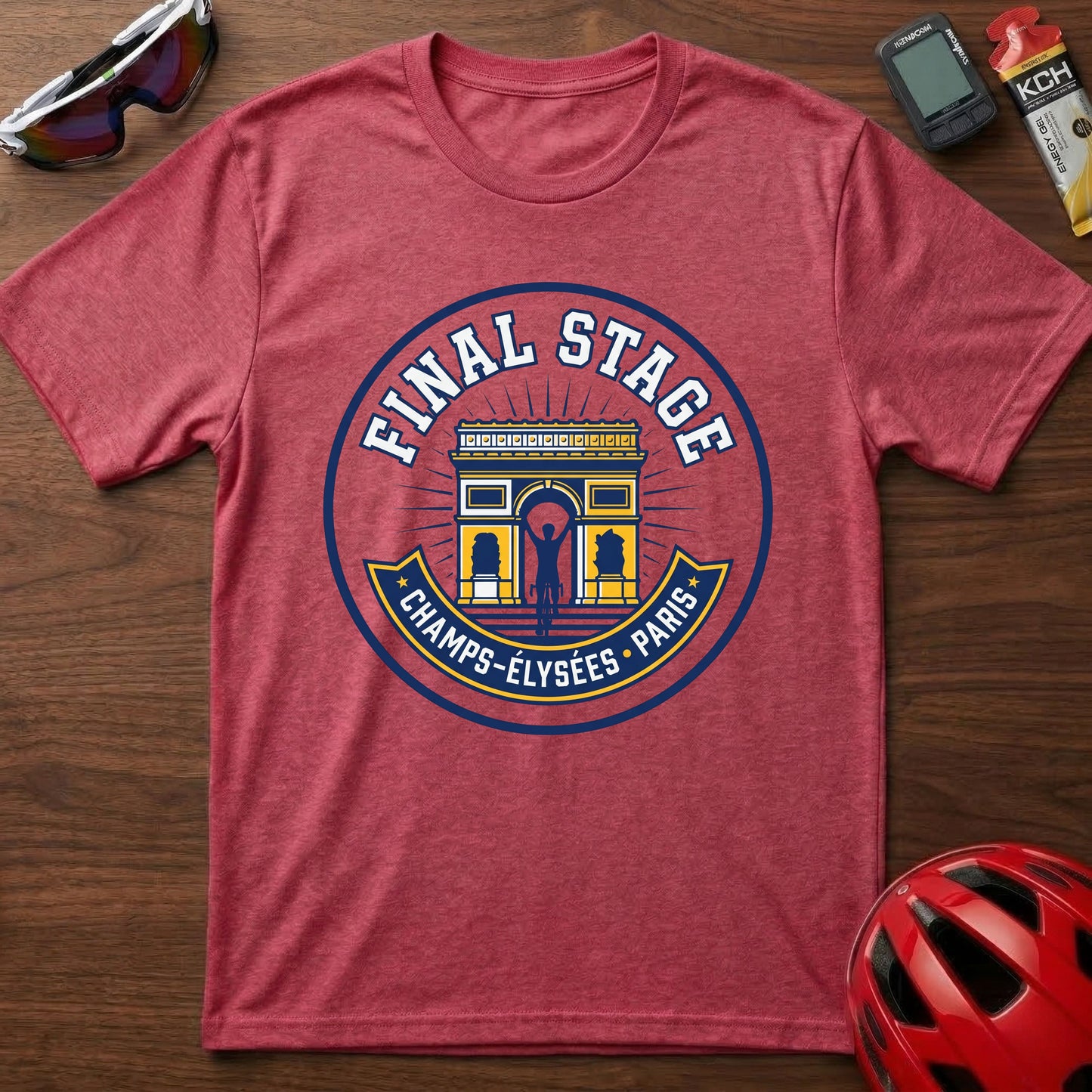 Final Stage Champs-Élysées Tour de France Cycling T-Shirt