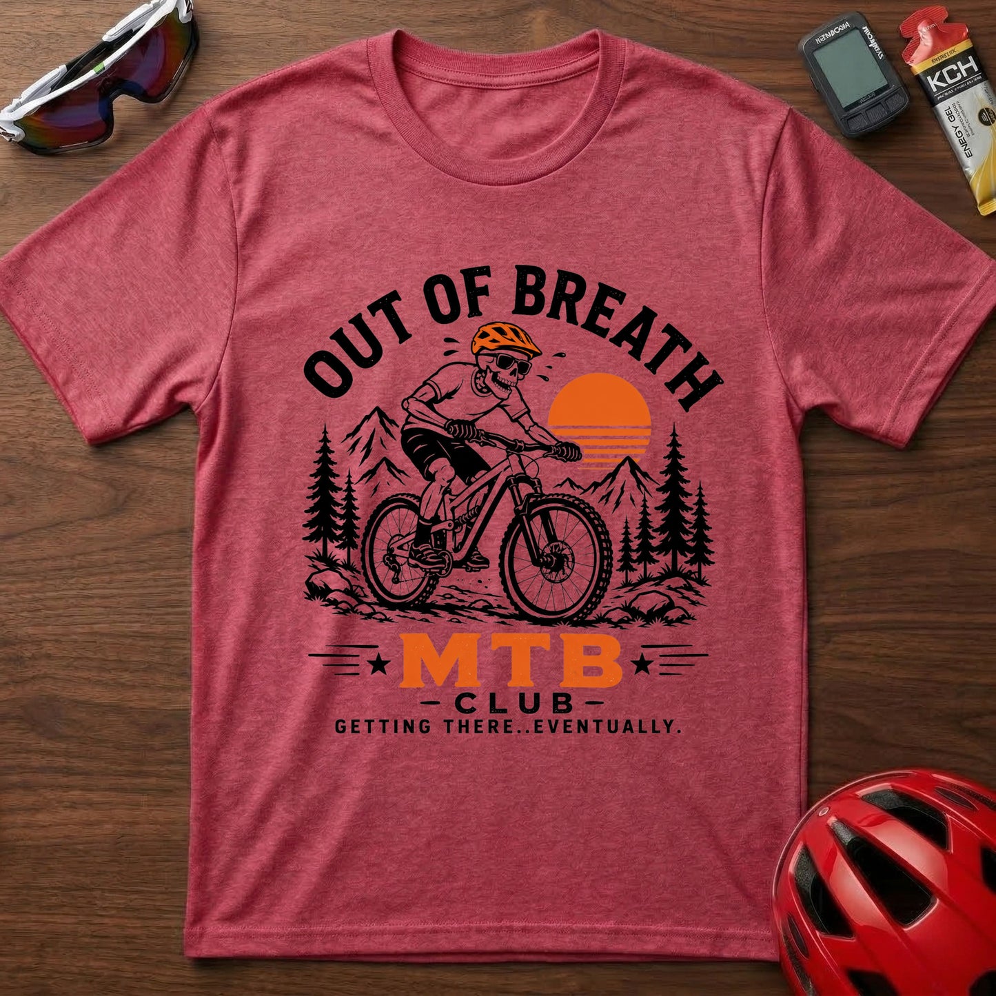 Out of Breath MTB Club T-Shirt — Mountain Biking Tee