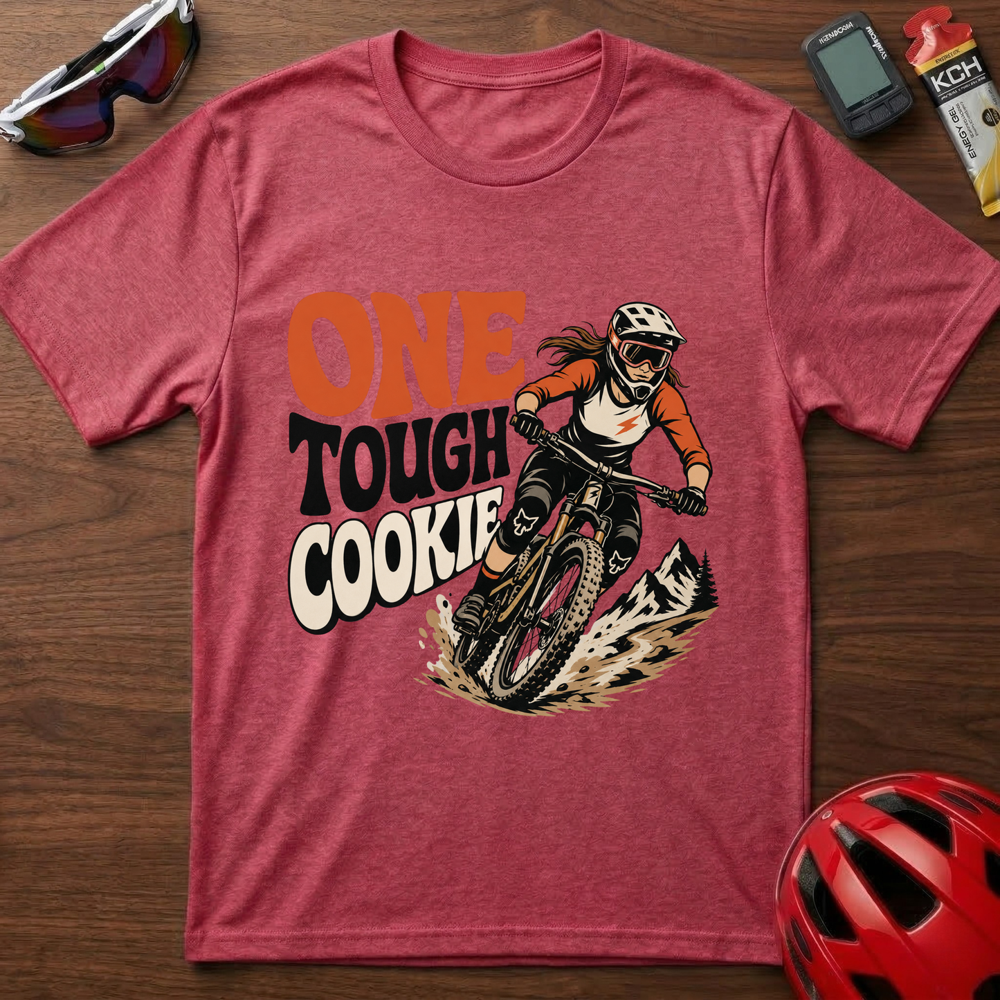 One Tough Cookie Mountain Biker T-Shirt