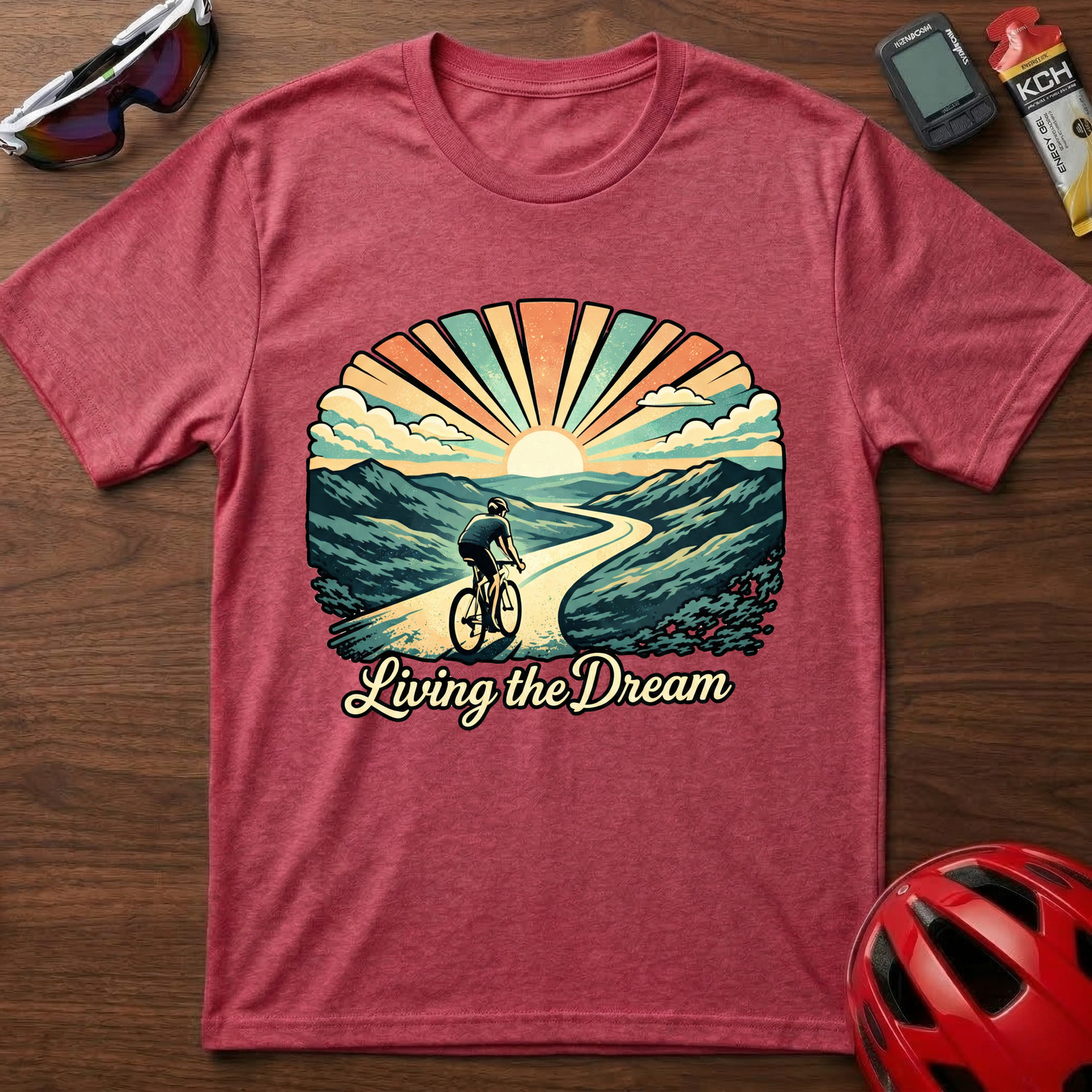 Living The Dream Cycling T-Shirt