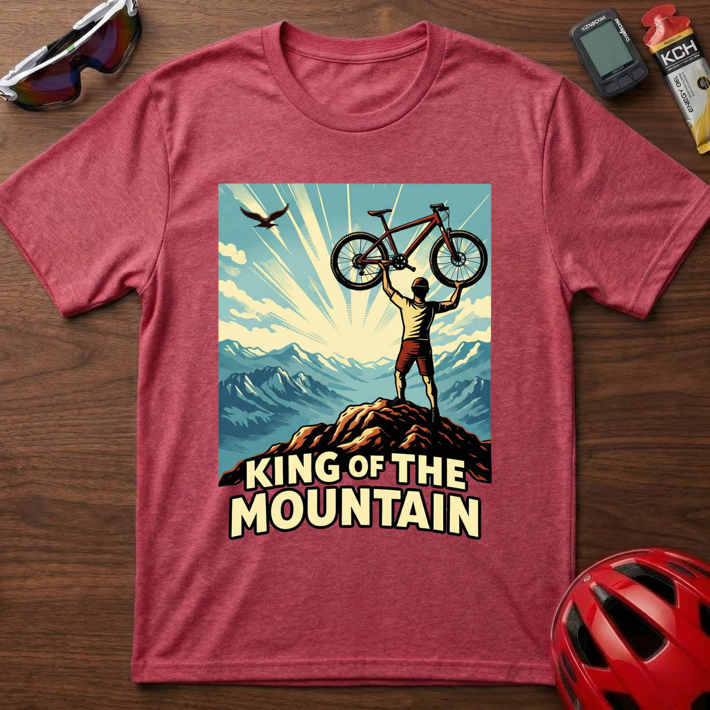 King Of The Mountain Bike Cycling T-Shirt