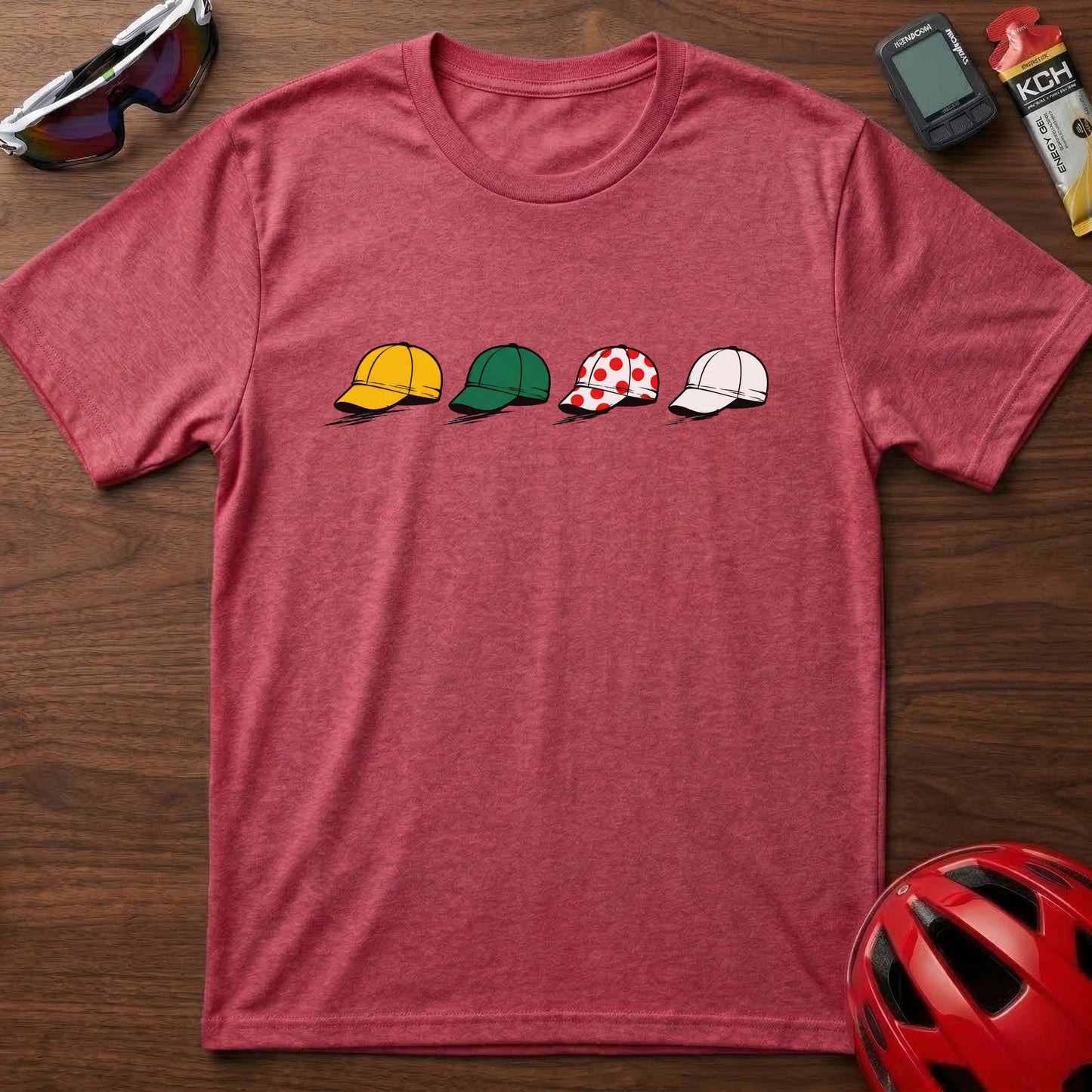 Tour de France Cycling Caps T-Shirt