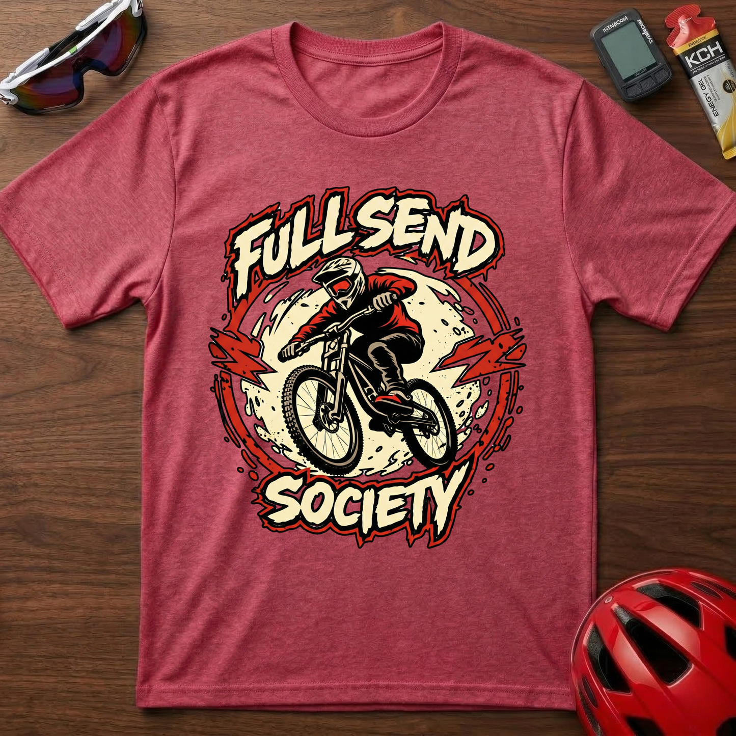 Full Send Society T-Shirt. Downhill MTB T-Shirt