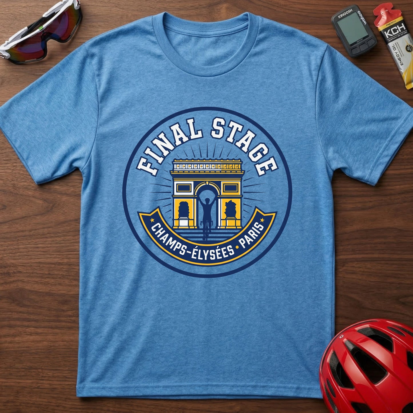 Final Stage Champs-Élysées Tour de France Cycling T-Shirt