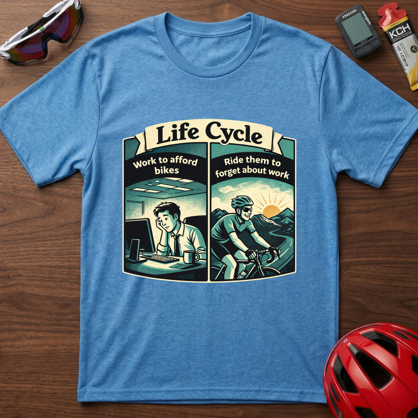 Life Cycle Cycling T-Shirt