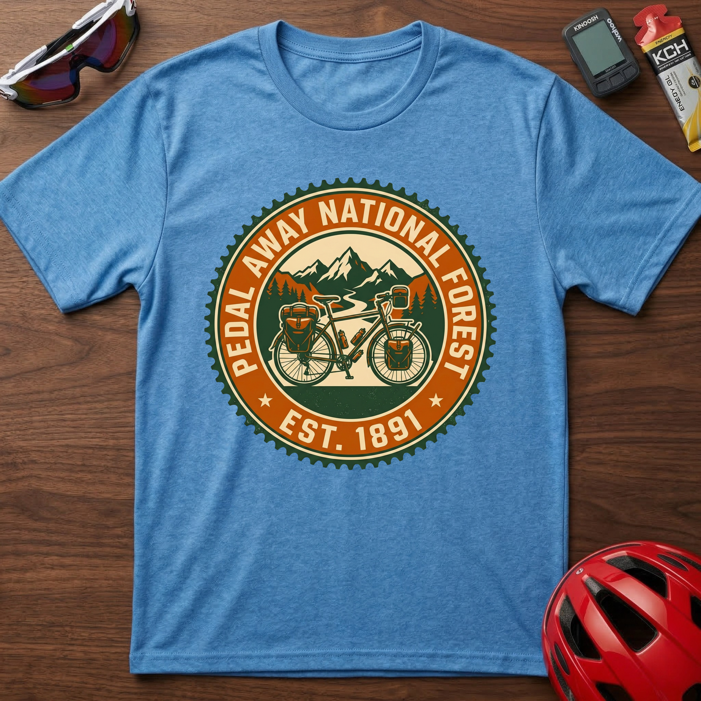 Bike Camping Bike Packing T‑Shirt