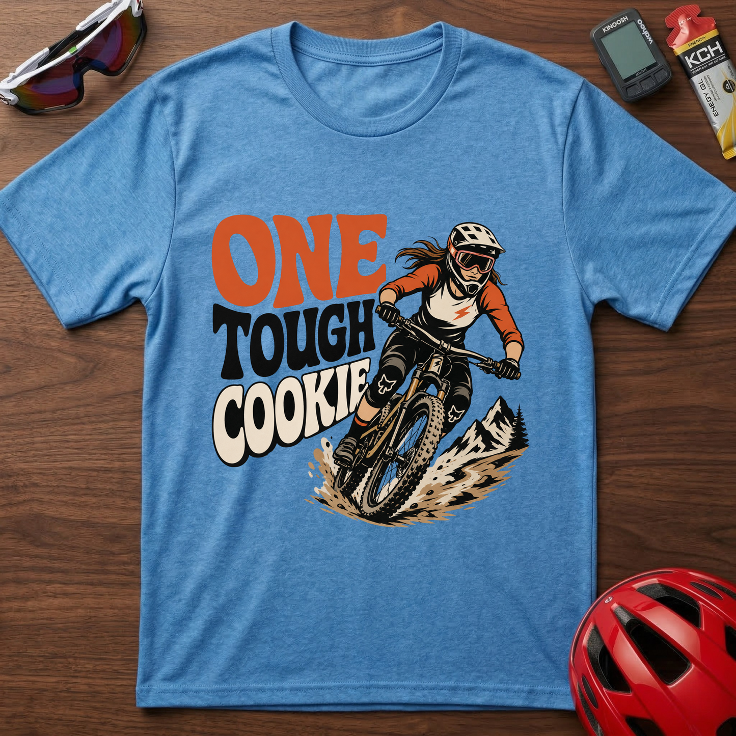 One Tough Cookie Mountain Biker T-Shirt