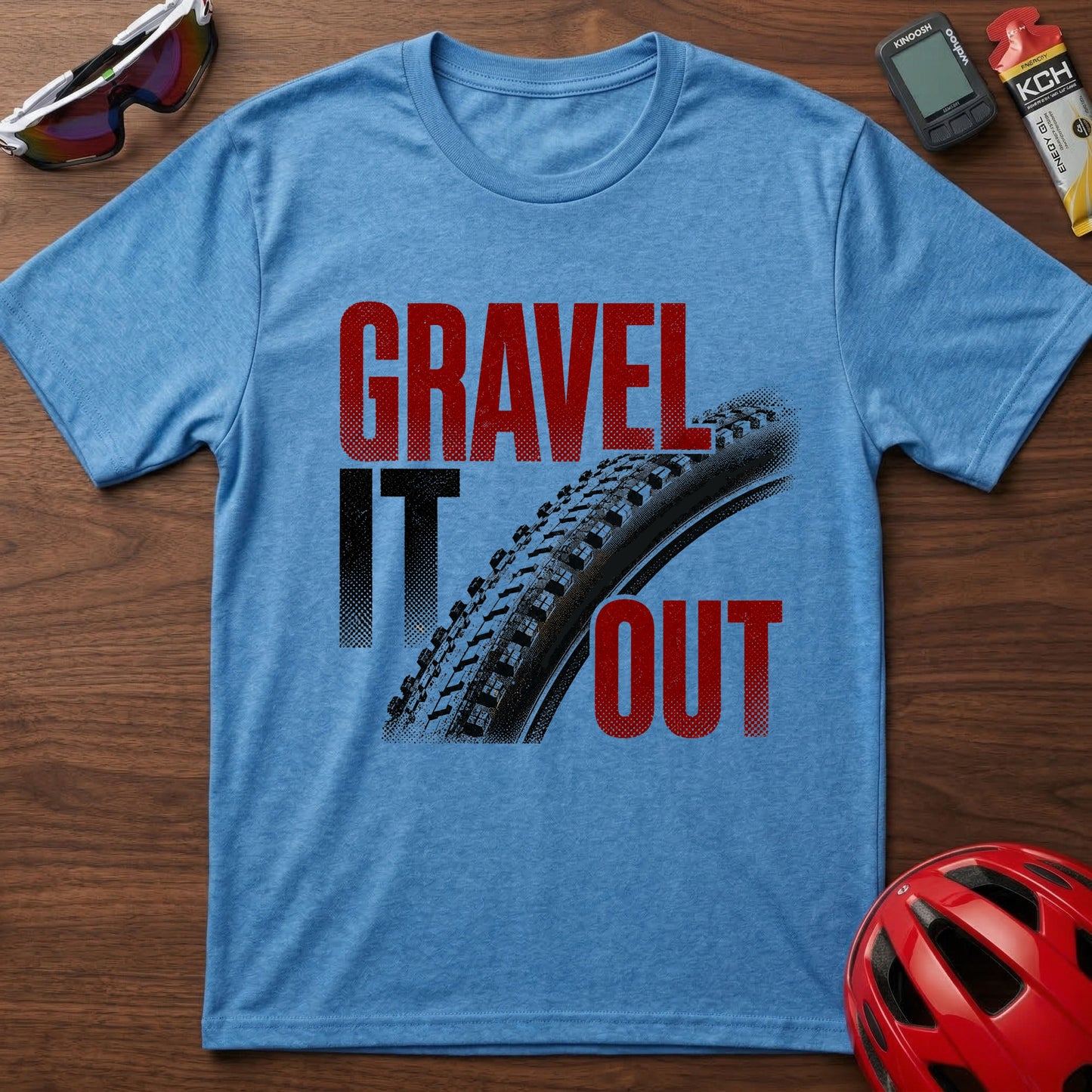 Gravel It Out T-Shirt —  Gravel Cycling Tee