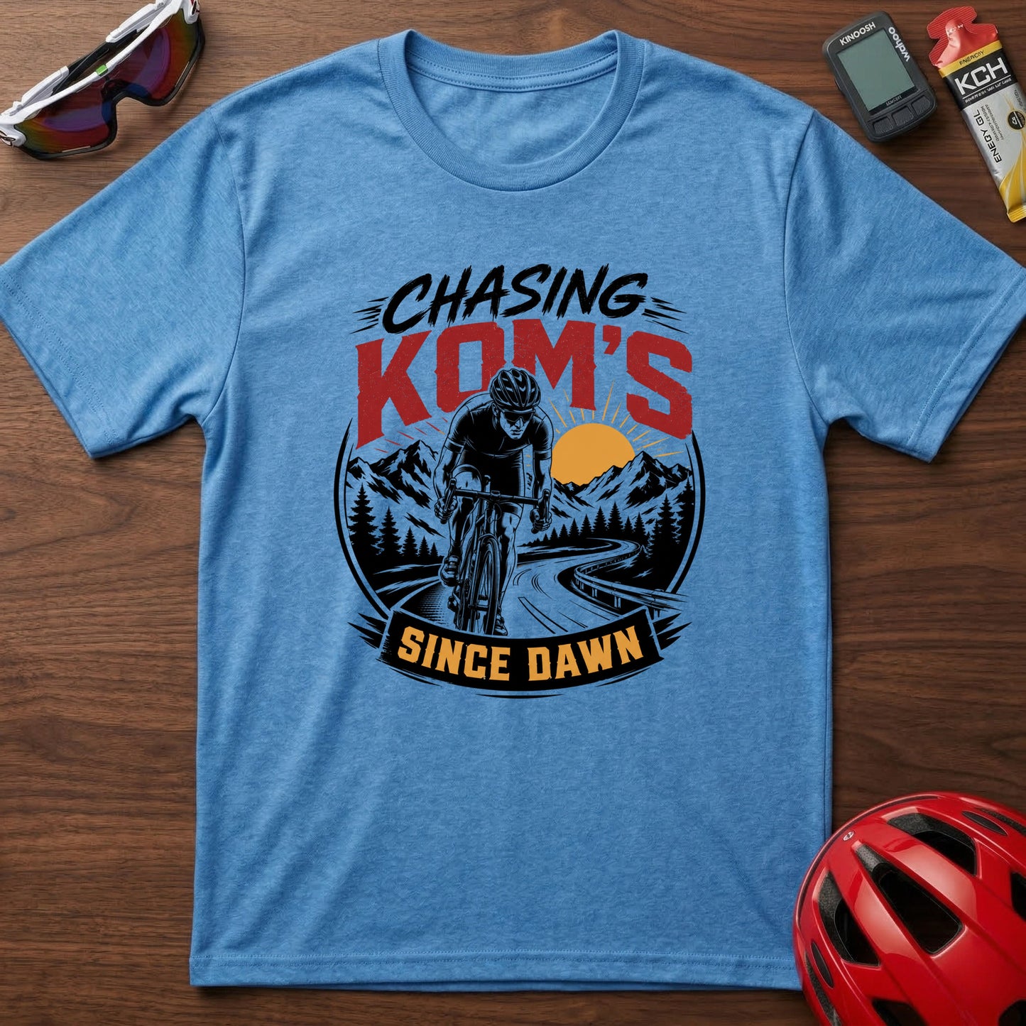 Chasing KOMs Cycling T‑Shirt