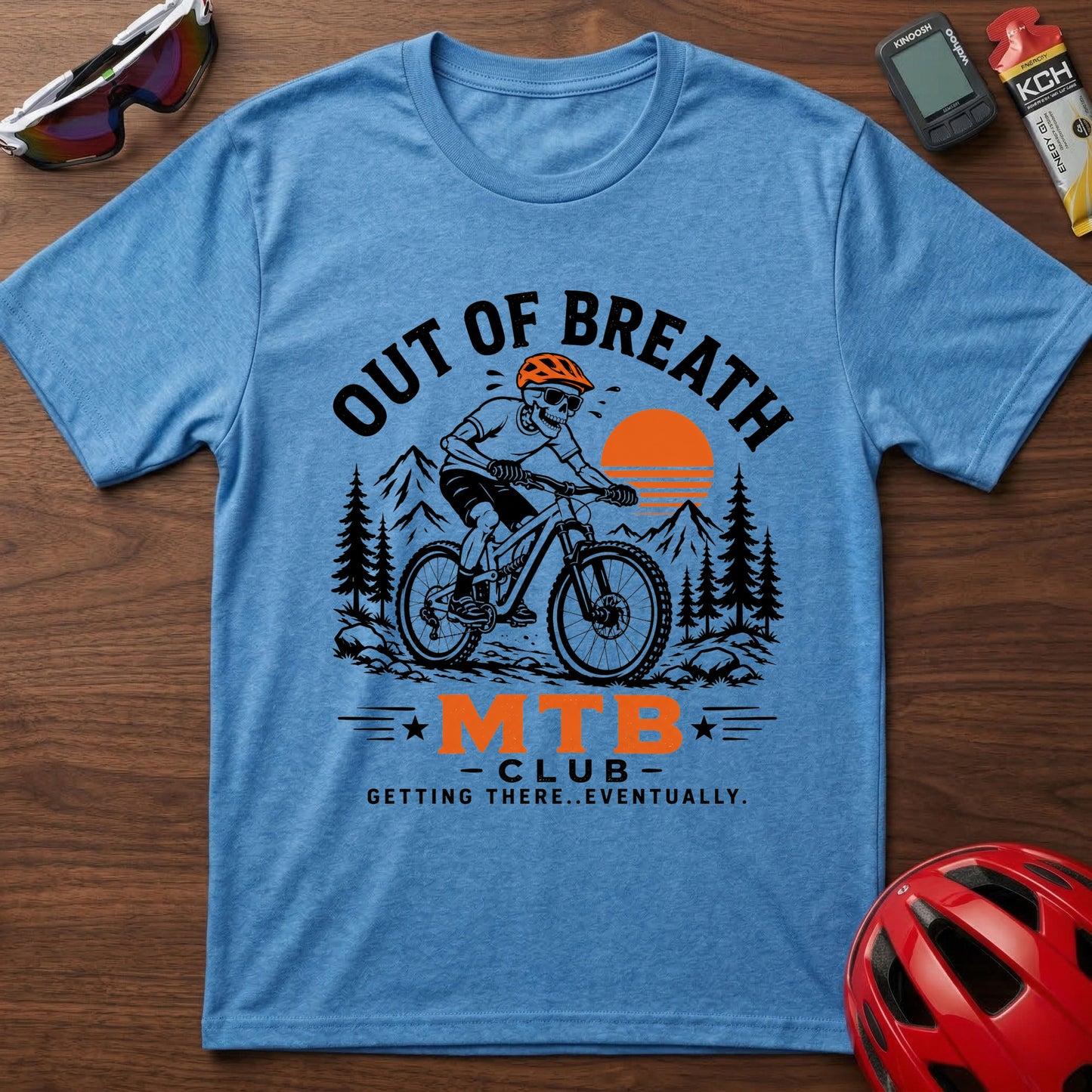 Out of Breath MTB Club T-Shirt — Mountain Biking Tee