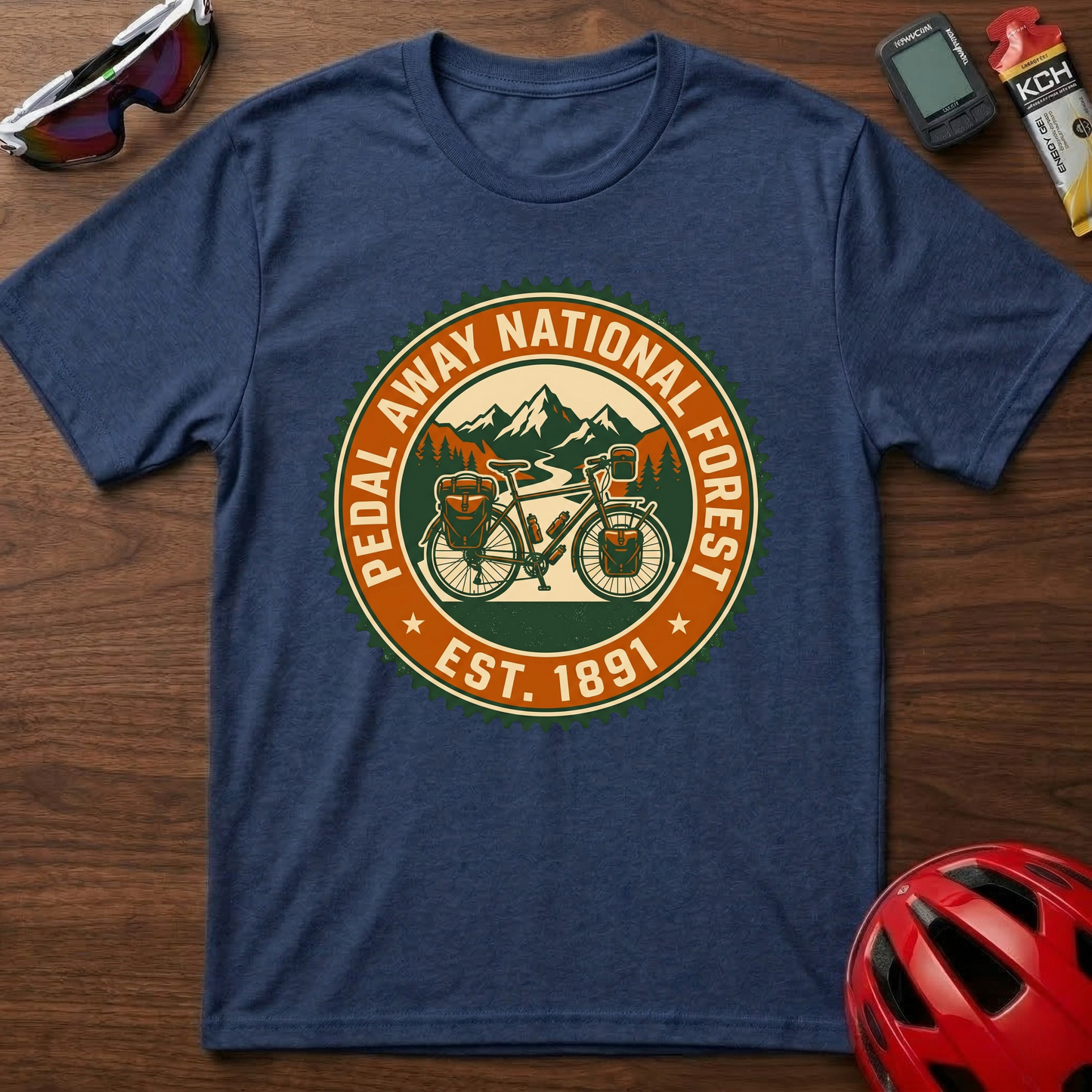 Bike Camping Bike Packing T‑Shirt