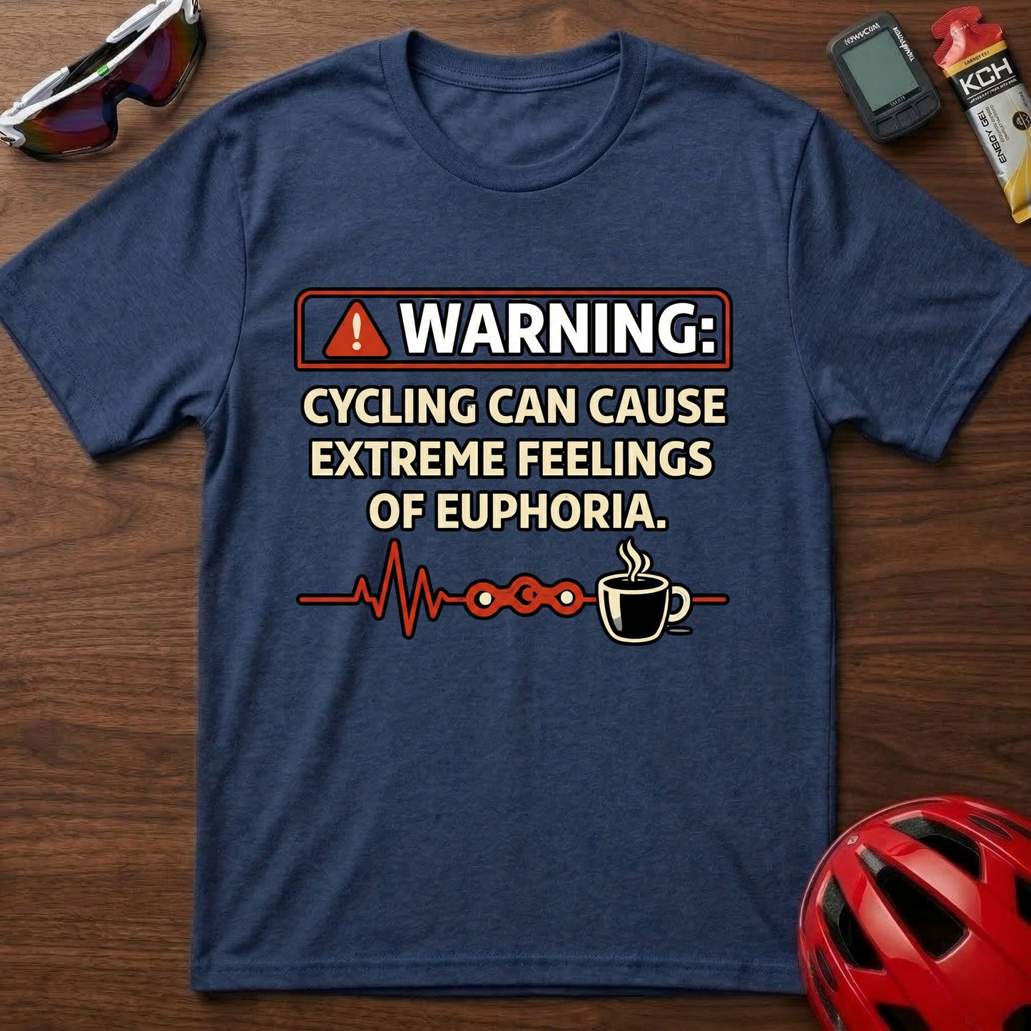 WARNING: Cycling T-Shirt