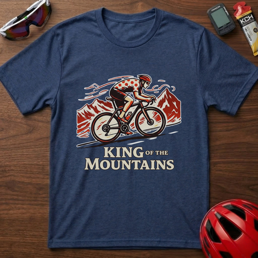 King Of The Mountains. Polkadot Cycling T-Shirt