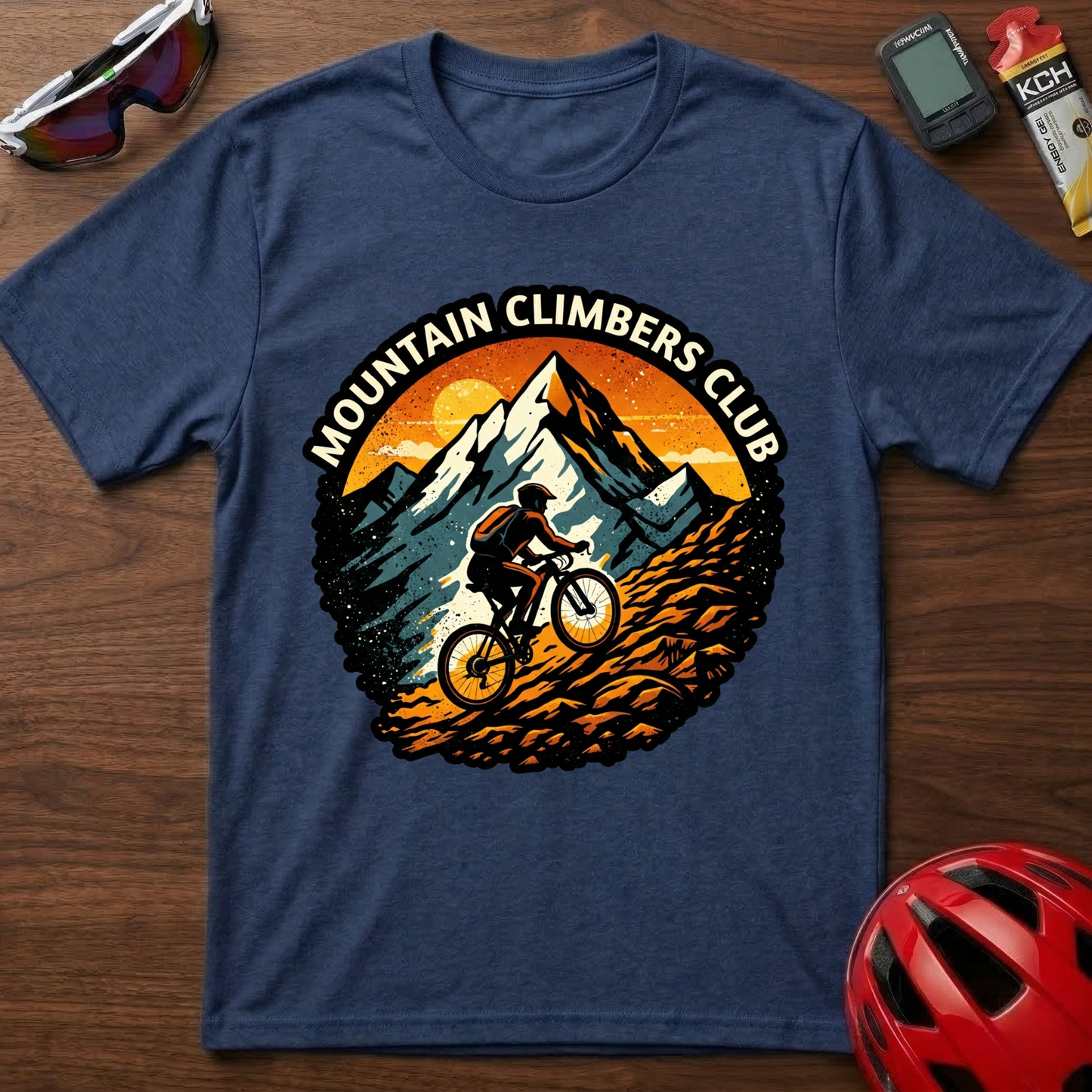 Mountain Climbers Club Cycling  T-Shirt