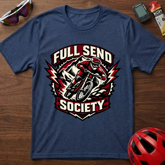 Full Send Society T-Shirt. Downhill MTB T-Shirt