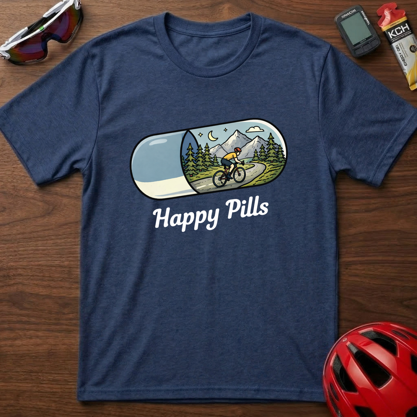 Happy Pills Road Cycling T-Shirt