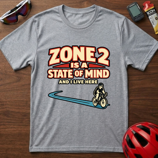 Zone 2 Funny Cycling T-Shirt