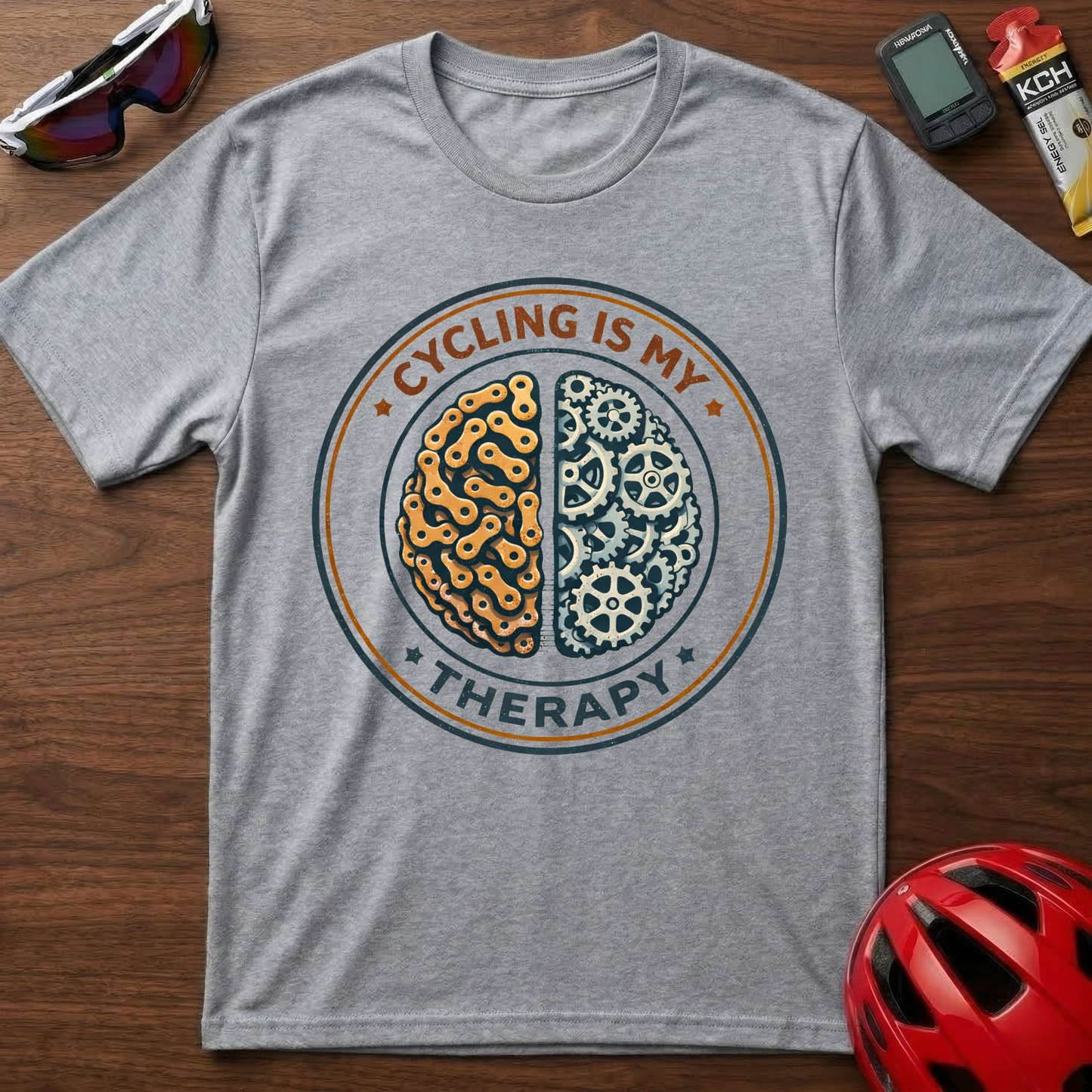 Cycling Is My Therapy T-Shirt
