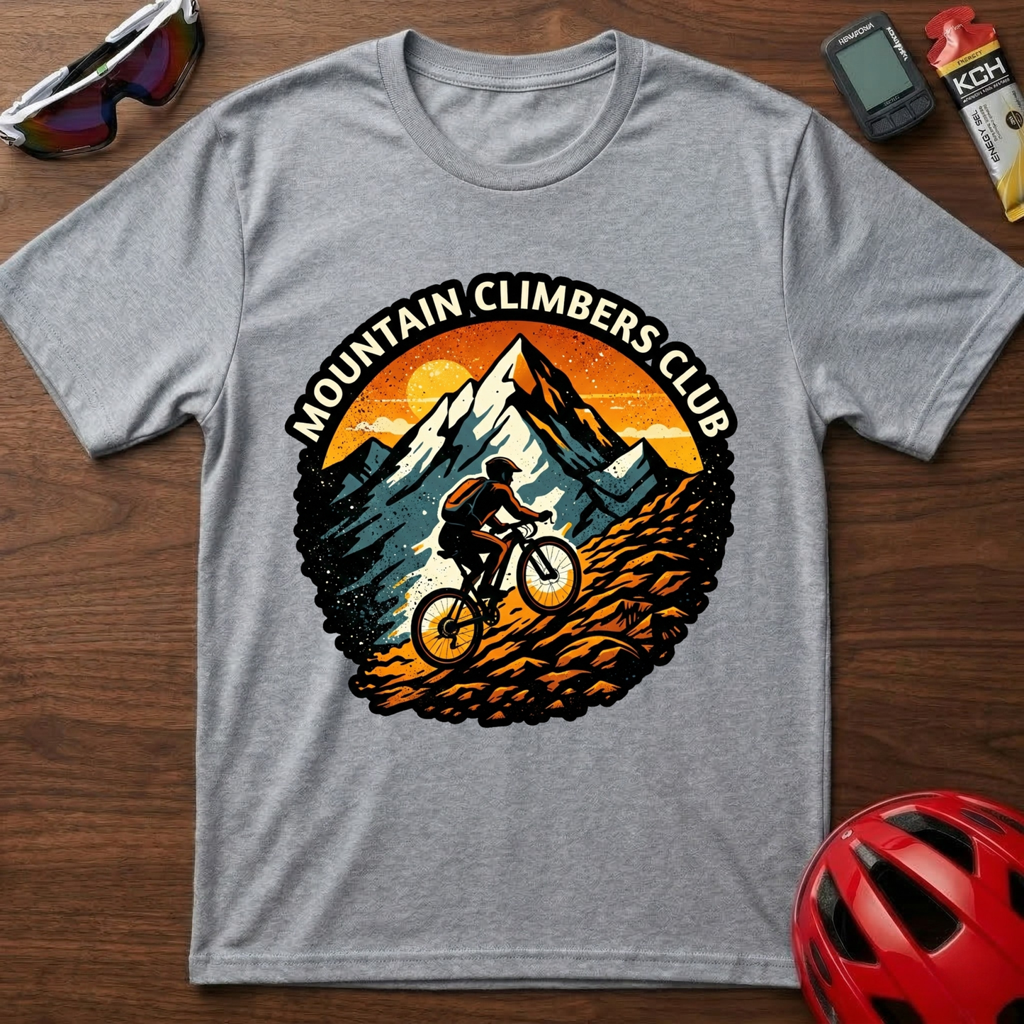 Mountain Climbers Club Cycling  T-Shirt