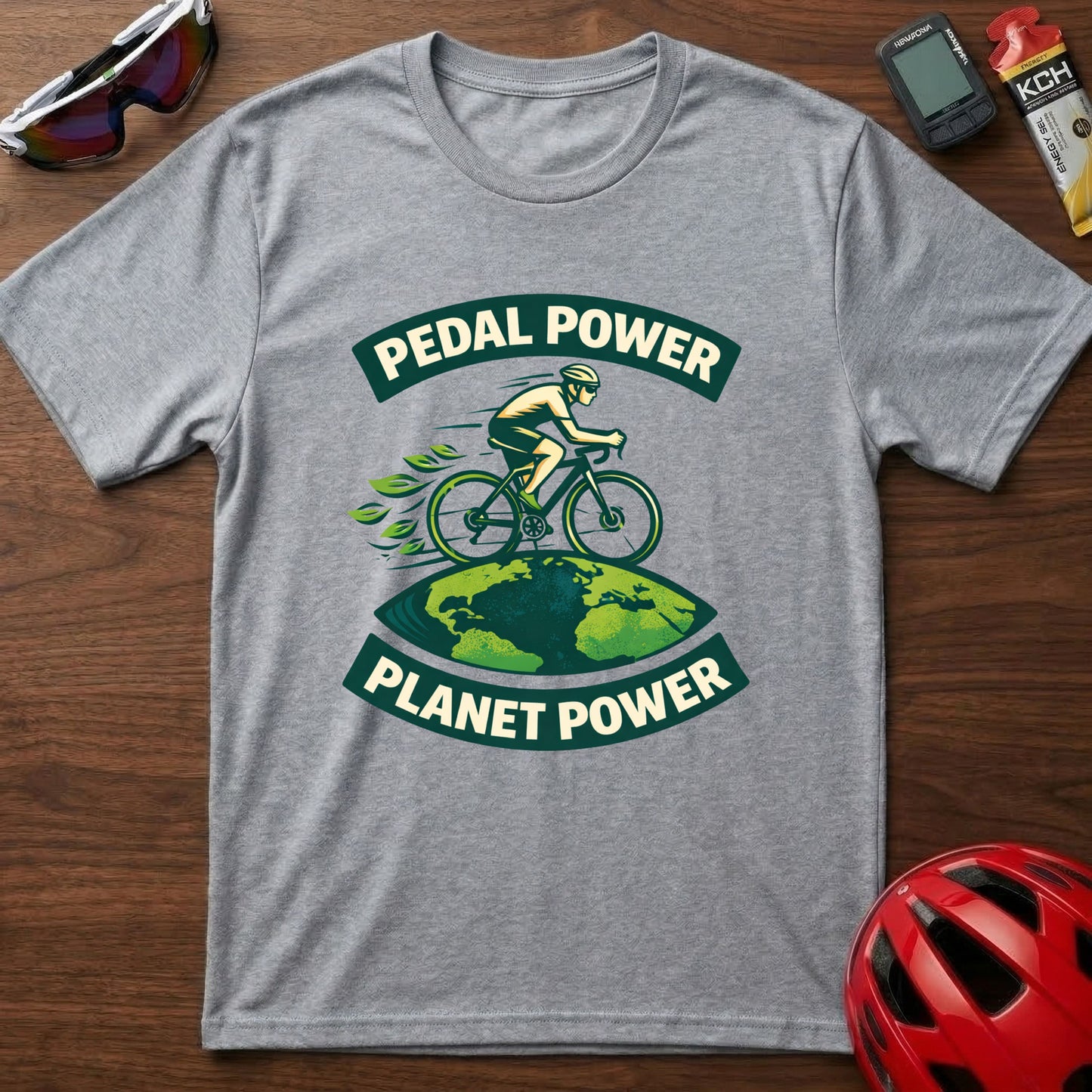 Pedal Power Planet Power Cycling T-Shirt