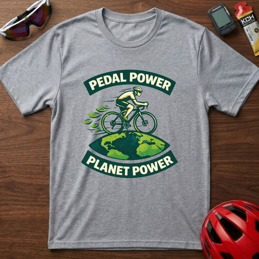 Pedal Power Planet Power Cycling T-Shirt