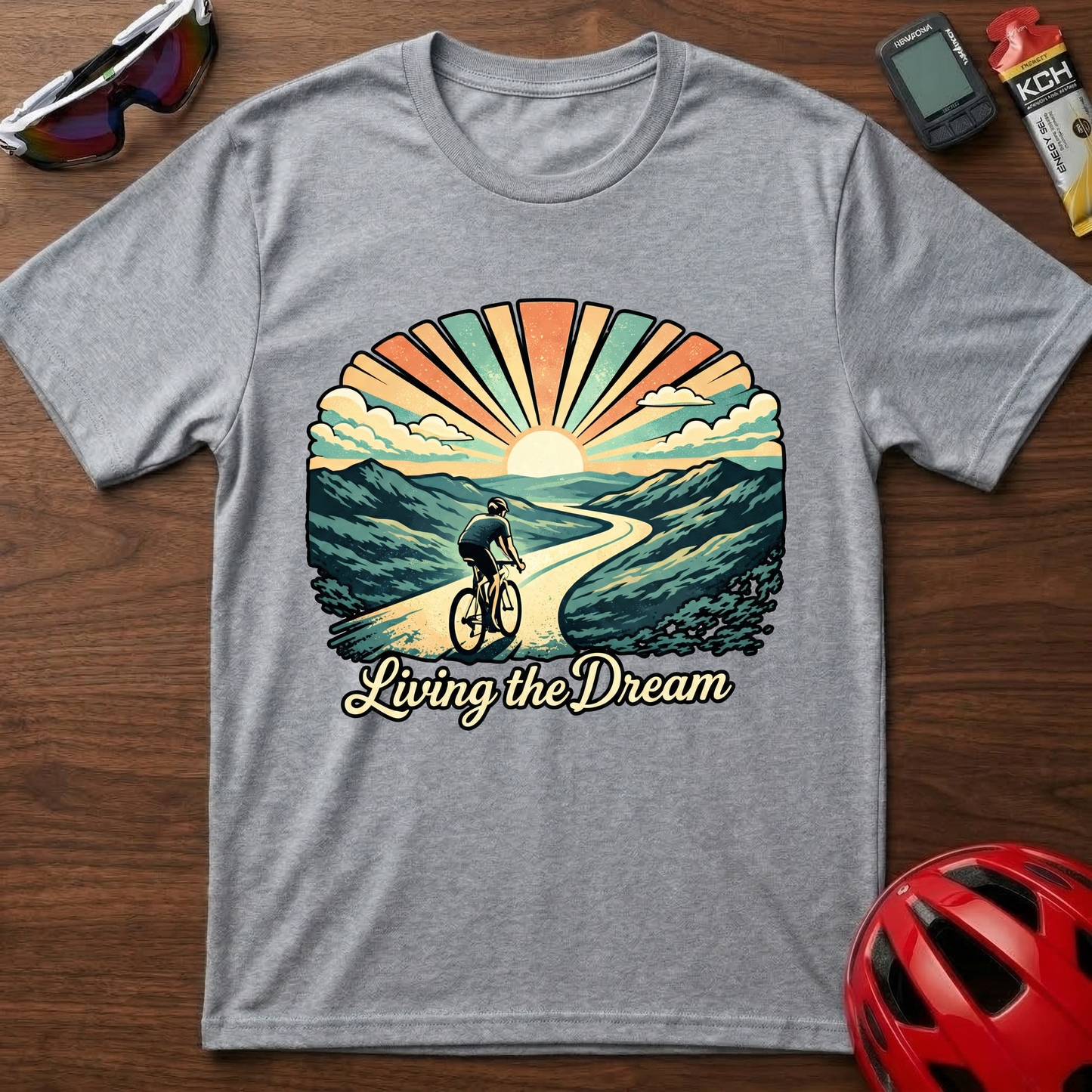 Living The Dream Cycling T-Shirt