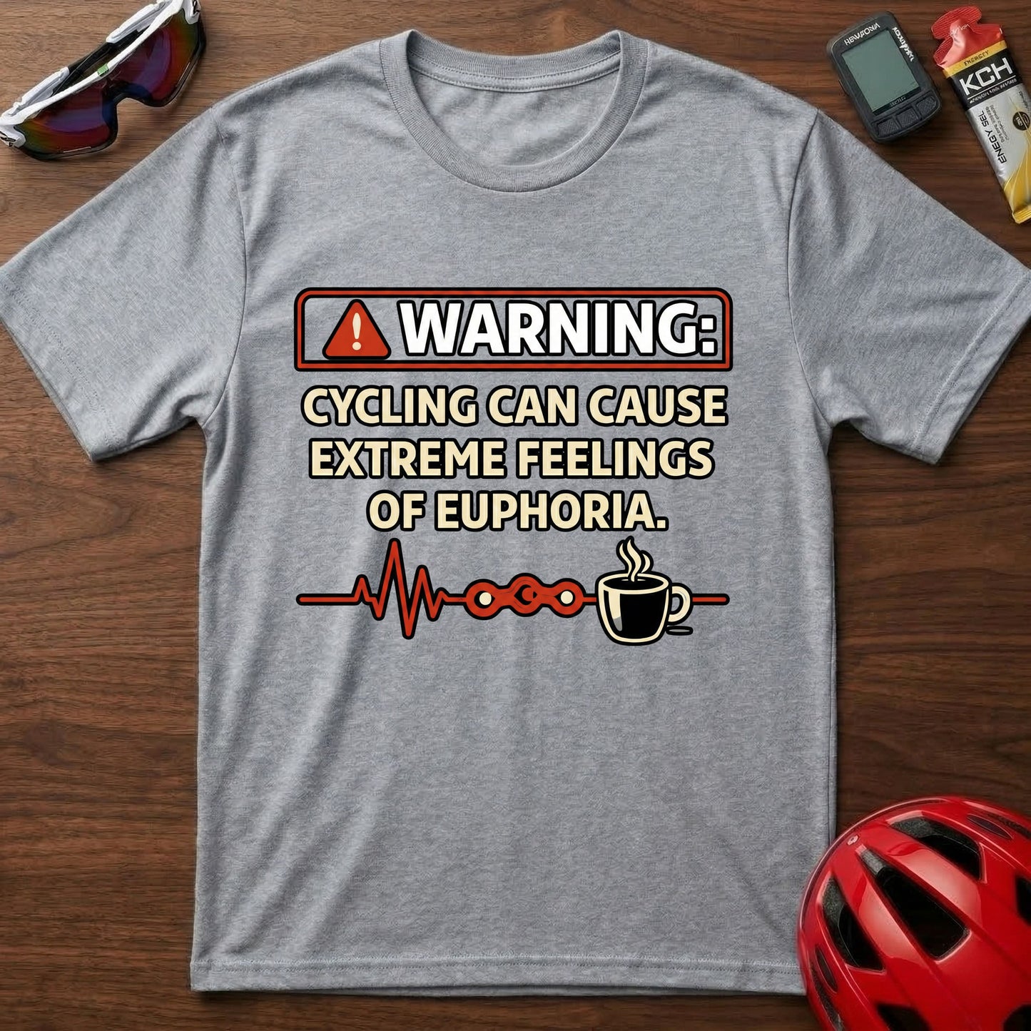 WARNING: Cycling T-Shirt