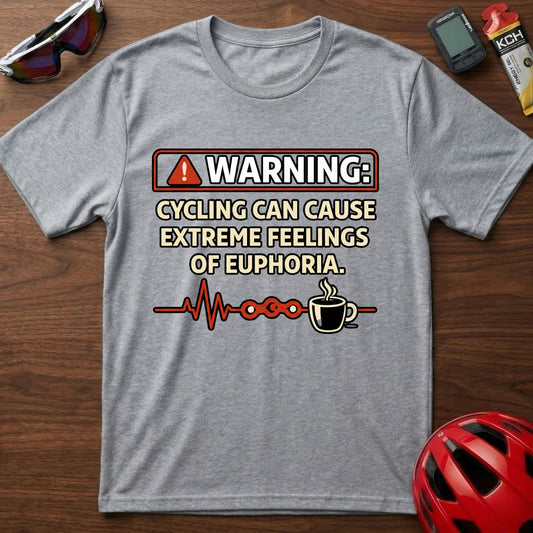 WARNING: Cycling T-Shirt