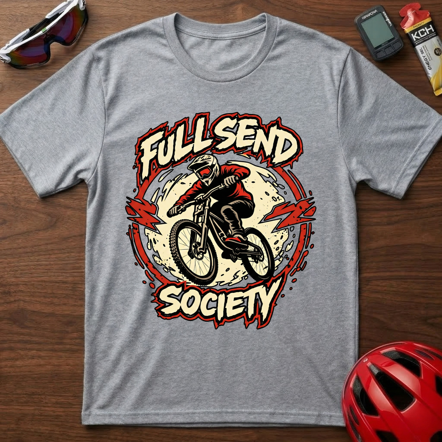 Full Send Society T-Shirt. Downhill MTB T-Shirt
