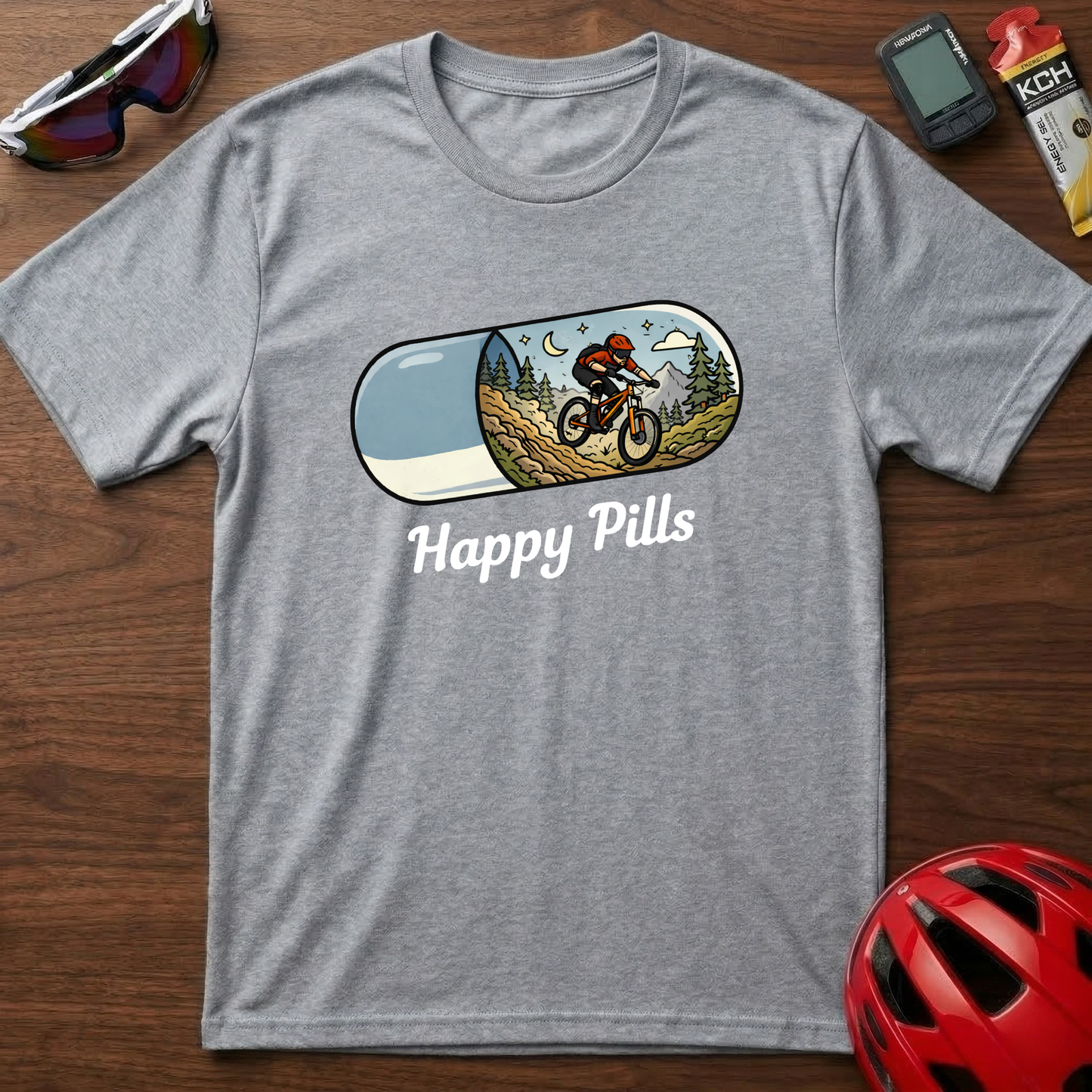 Happy Pills Downhill MTB Cycling T-Shirt
