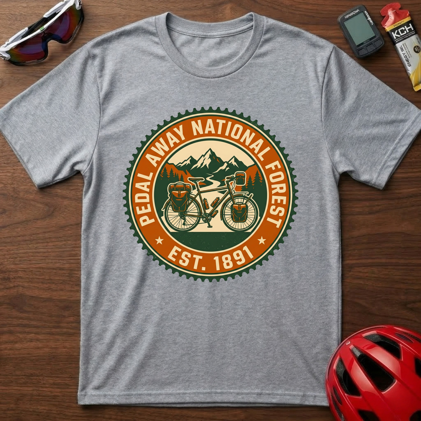 Bike Camping Bike Packing T‑Shirt