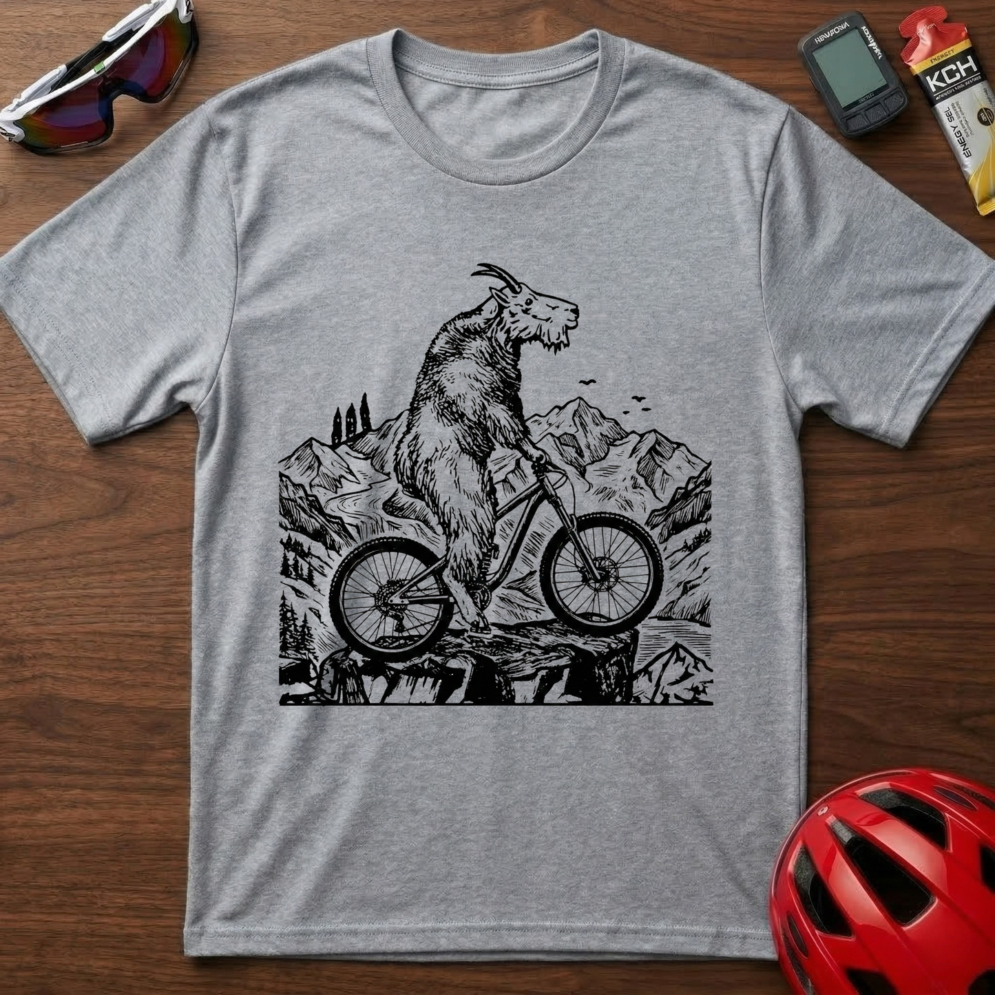 Mountain Goat MTB Cycling  T-Shirt
