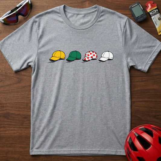 Tour de France Cycling Caps T-Shirt