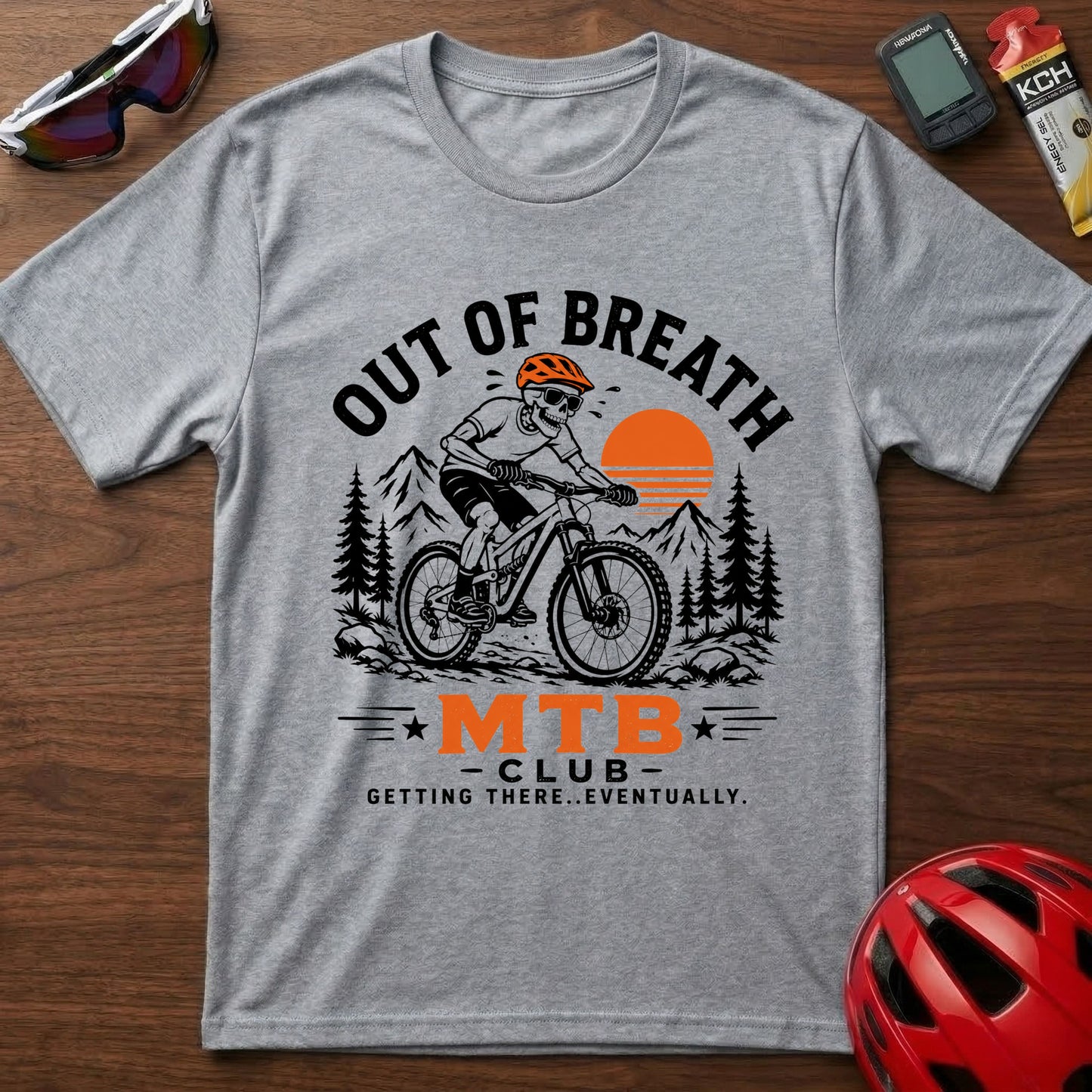 Out of Breath MTB Club T-Shirt — Mountain Biking Tee
