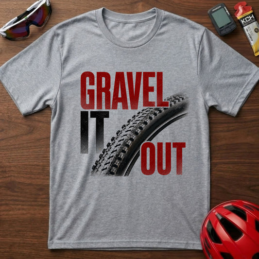 Gravel It Out T-Shirt —  Gravel Cycling Tee