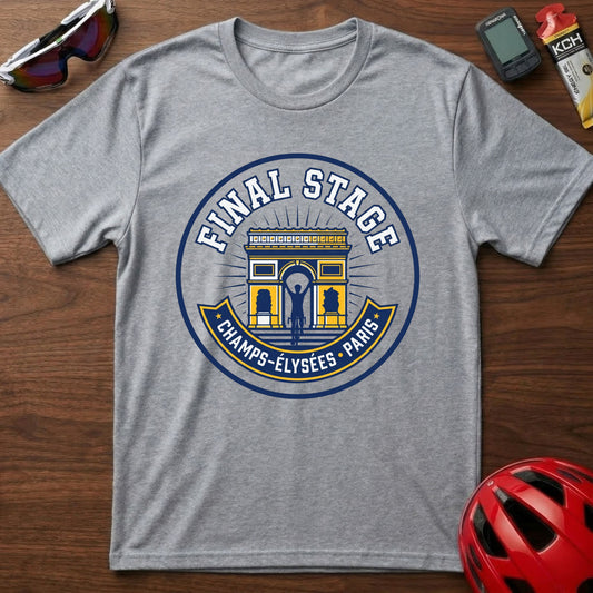 Final Stage Champs-Élysées Tour de France Cycling T-Shirt
