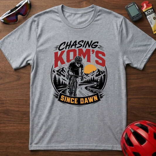 Chasing KOMs Cycling T‑Shirt