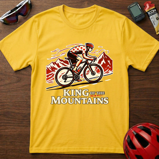 King Of The Mountains. Polkadot Cycling T-Shirt