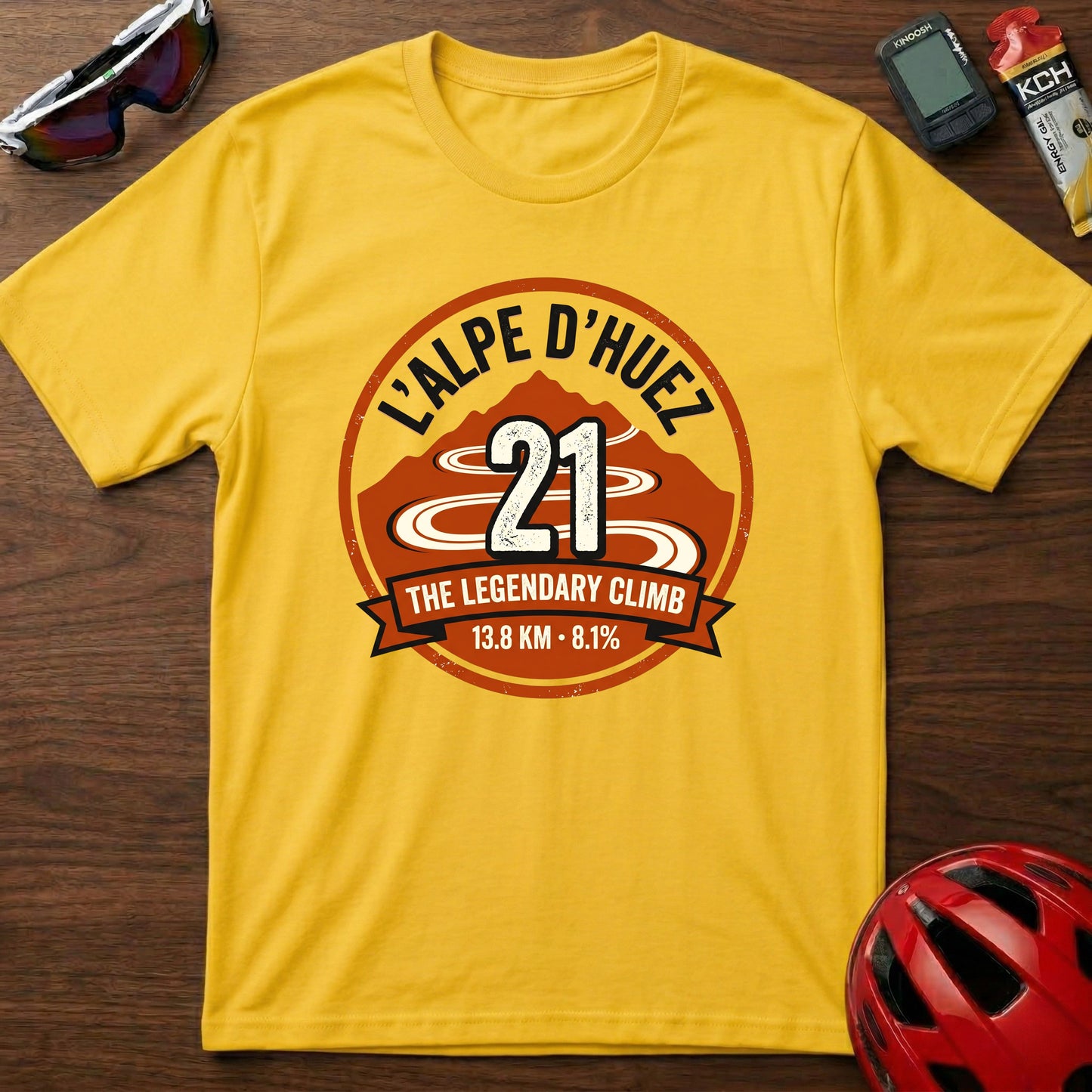 Alpe d'Huez '21' Legendary Climb Cycling T-Shirt